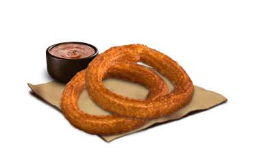 2 Churros Donas con Caramelo