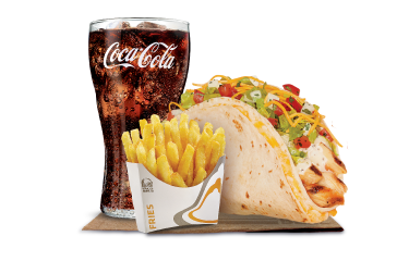Chicken o Beefy Double Taco Combo