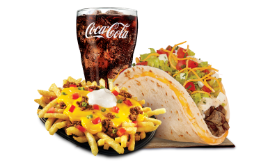 Steak  Double Taco Combo Supreme