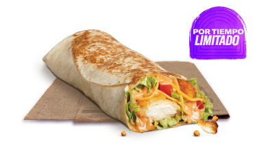 Crispy Chicken Burrito Chipotle BBQ